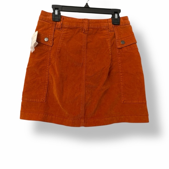 Free People Corduroy Mini Skirt Soil - Picture 3 of 6